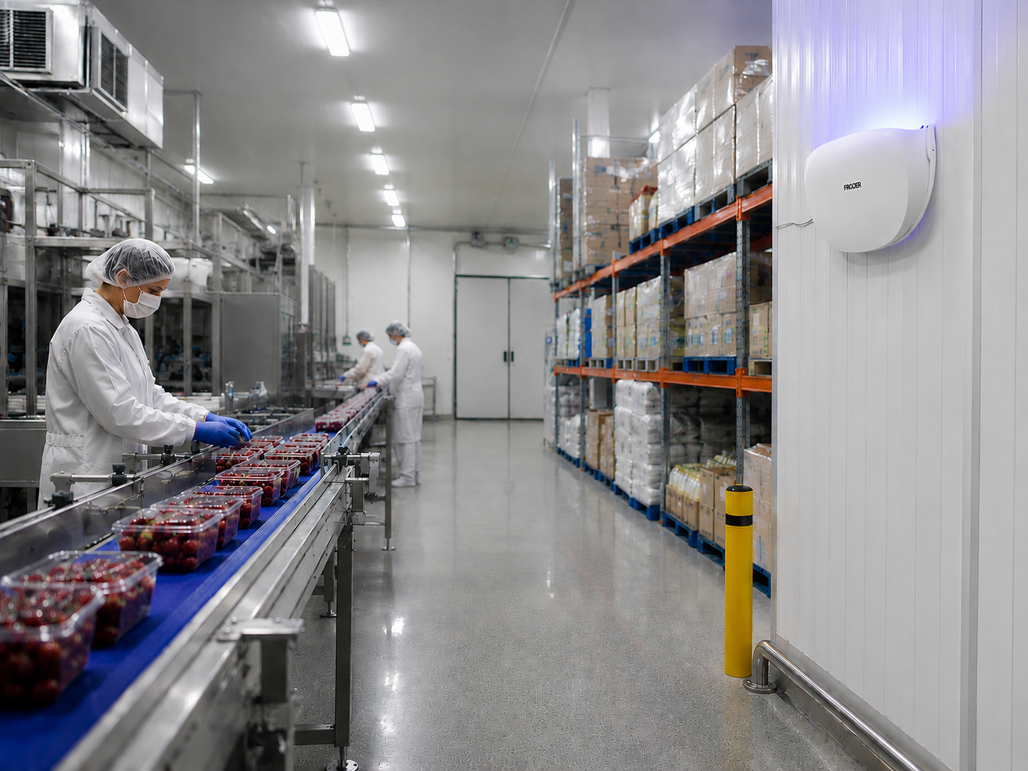 Защита пищевых производств и складов пищевой продукции от летающих насекомых