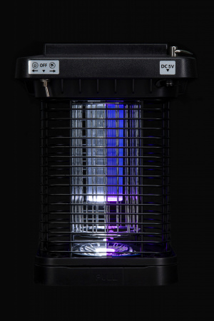 Противомоскитная аккумуляторная лампа Frojer EM02 Solar черная