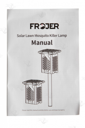 Ловушка для насекомых аккумуляторная Frojer PRO DC3 Solar серебро
