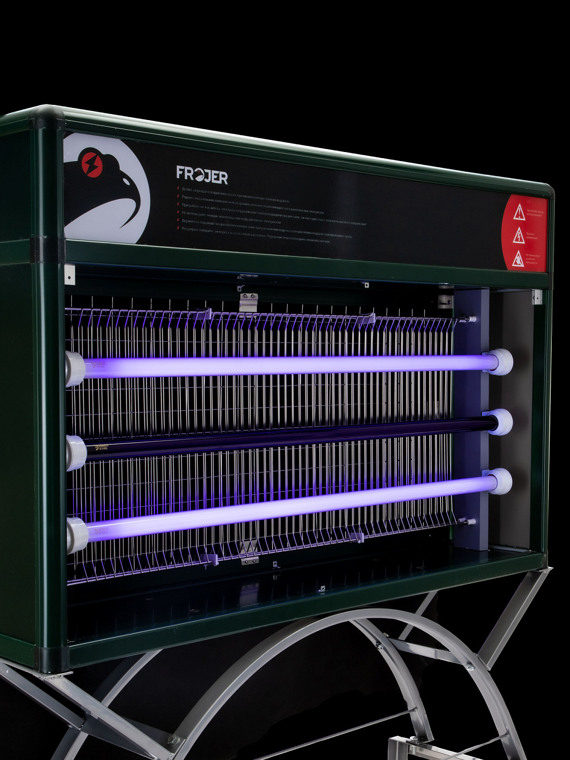 Ловушка для насекомых электрическая промышленная Frojer PRO XC60-FSL, зеленая